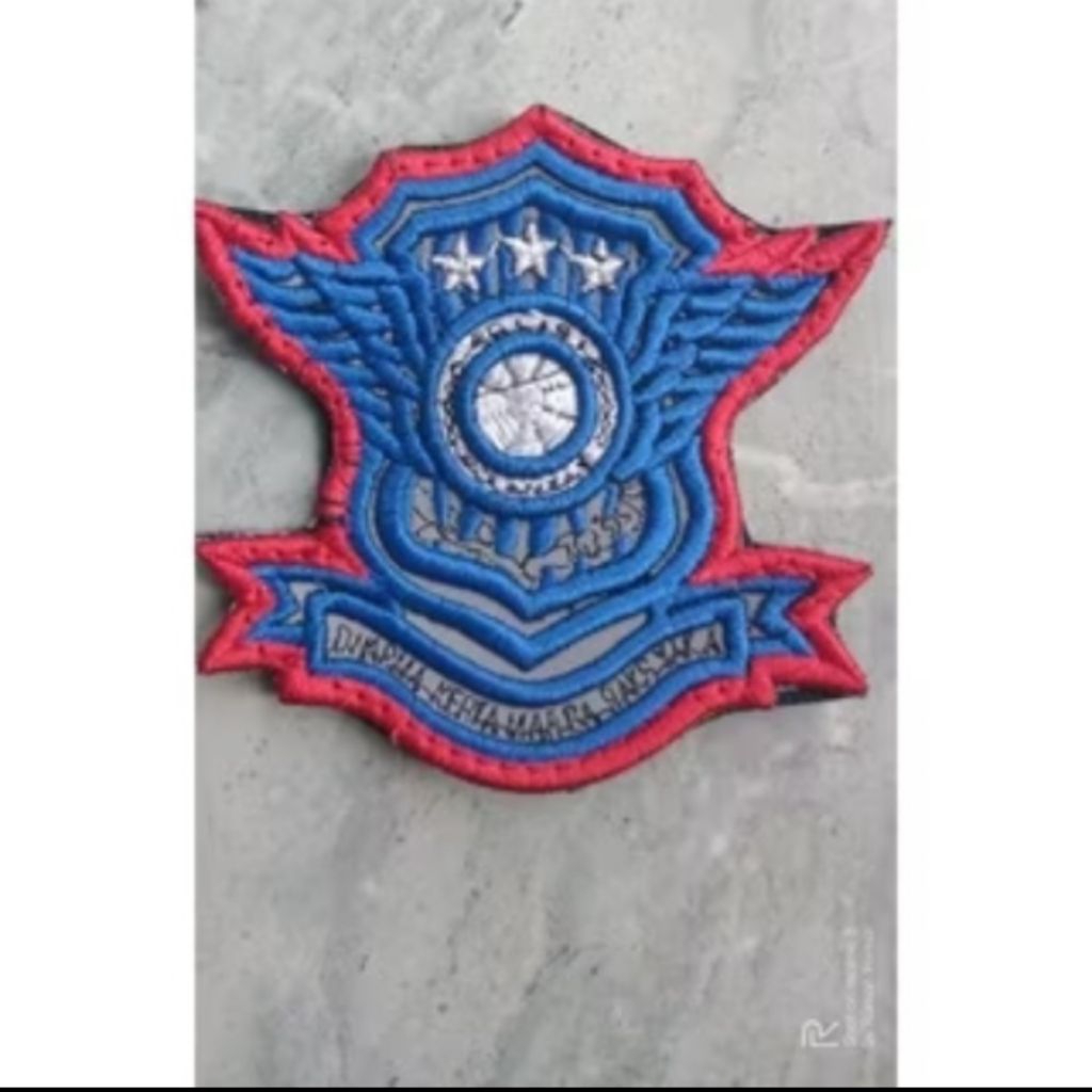 logo bordir polisi