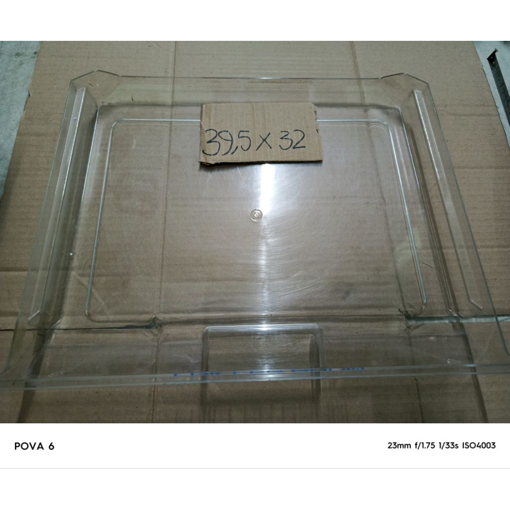 rak ikan kulkas AQUA 1 pintu original copotan