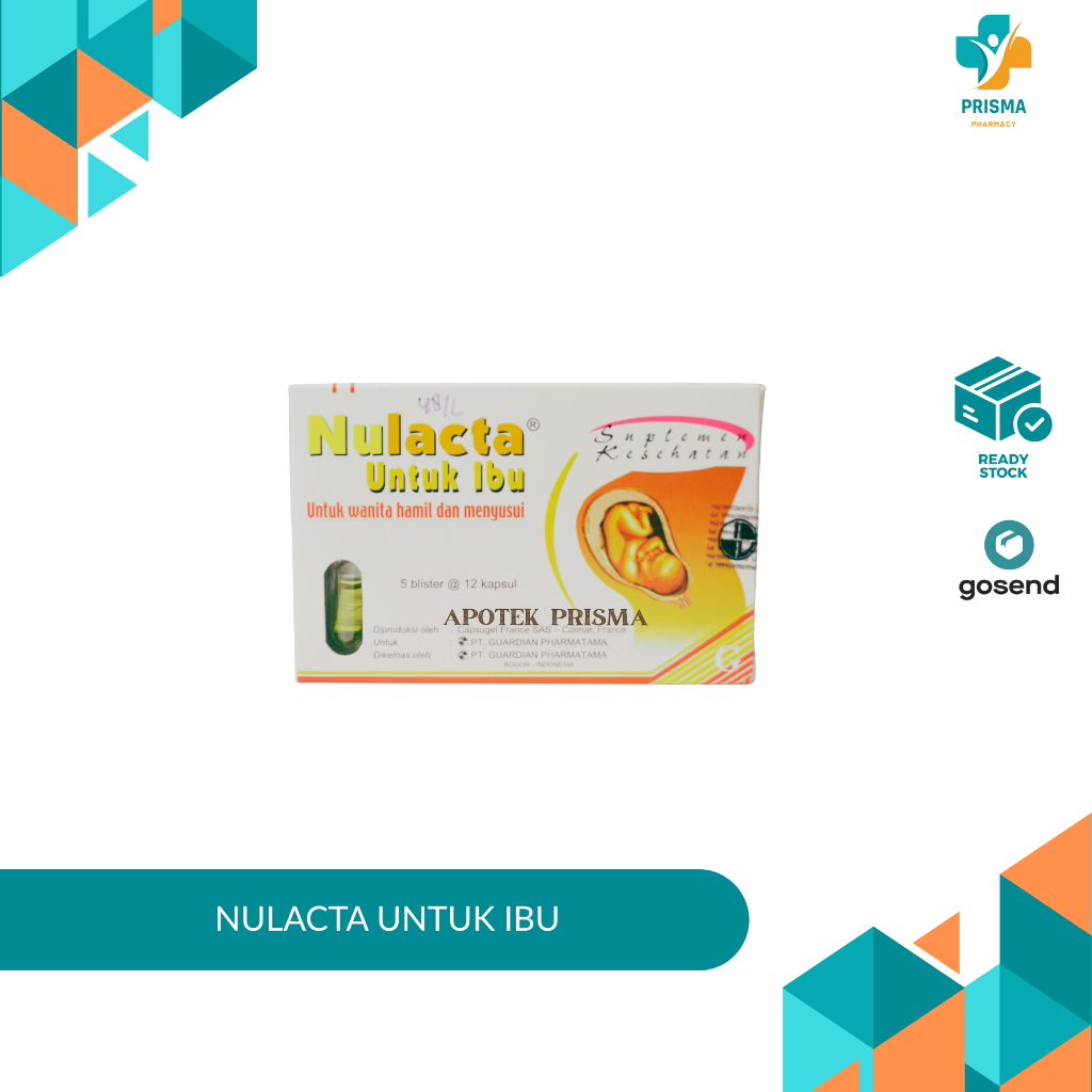 Nulacta Untuk Ibu - Suplemen Ibu Hamil & Menyusui Isi 12 Kapsul