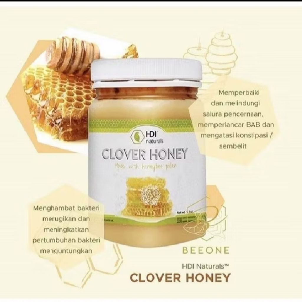

Promo Clover Honey 500gr Original Exp 2028