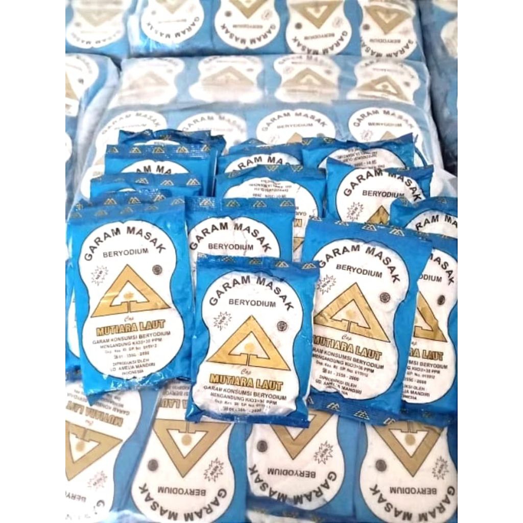 

20 Pcs Garam Halus Beryodium Cap Mutiara Laut