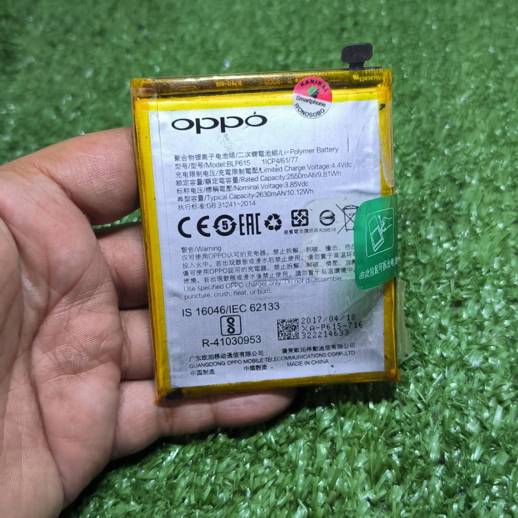 Baterai Oppo A37 A37F - Batre Model ( BLP615 ) Ori Copotan