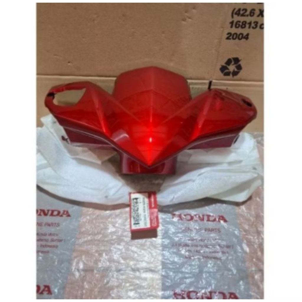 Batok depan vario techno 110 cbs karbu warna merah original ahm honda 53205-kvb-t00csr merah