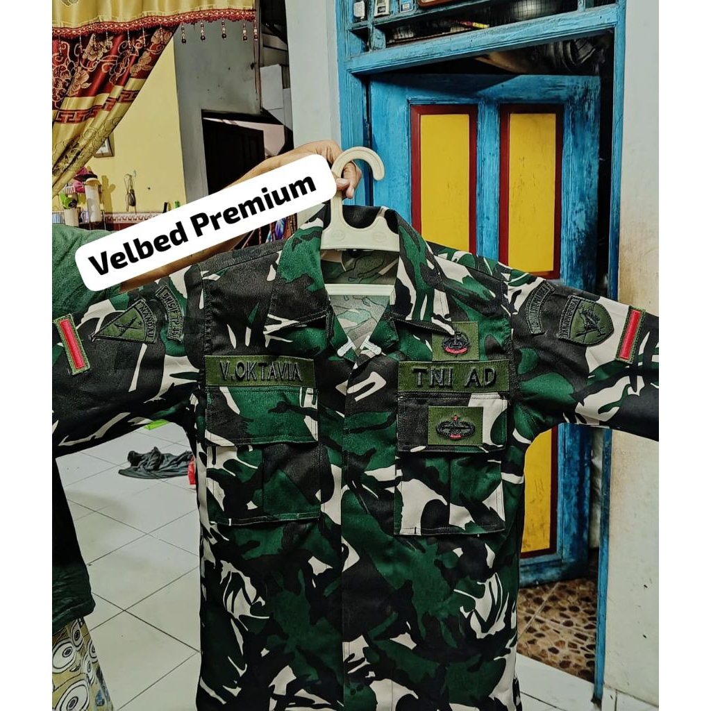 Baju PdL Bahan VELBET PREMIUM, Warna gelap