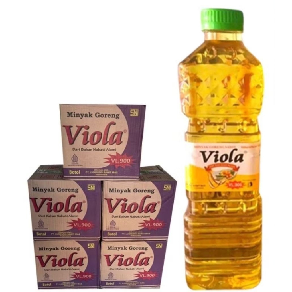 

Minyak Goreng Viola V900 1 dus isi 12 botol
