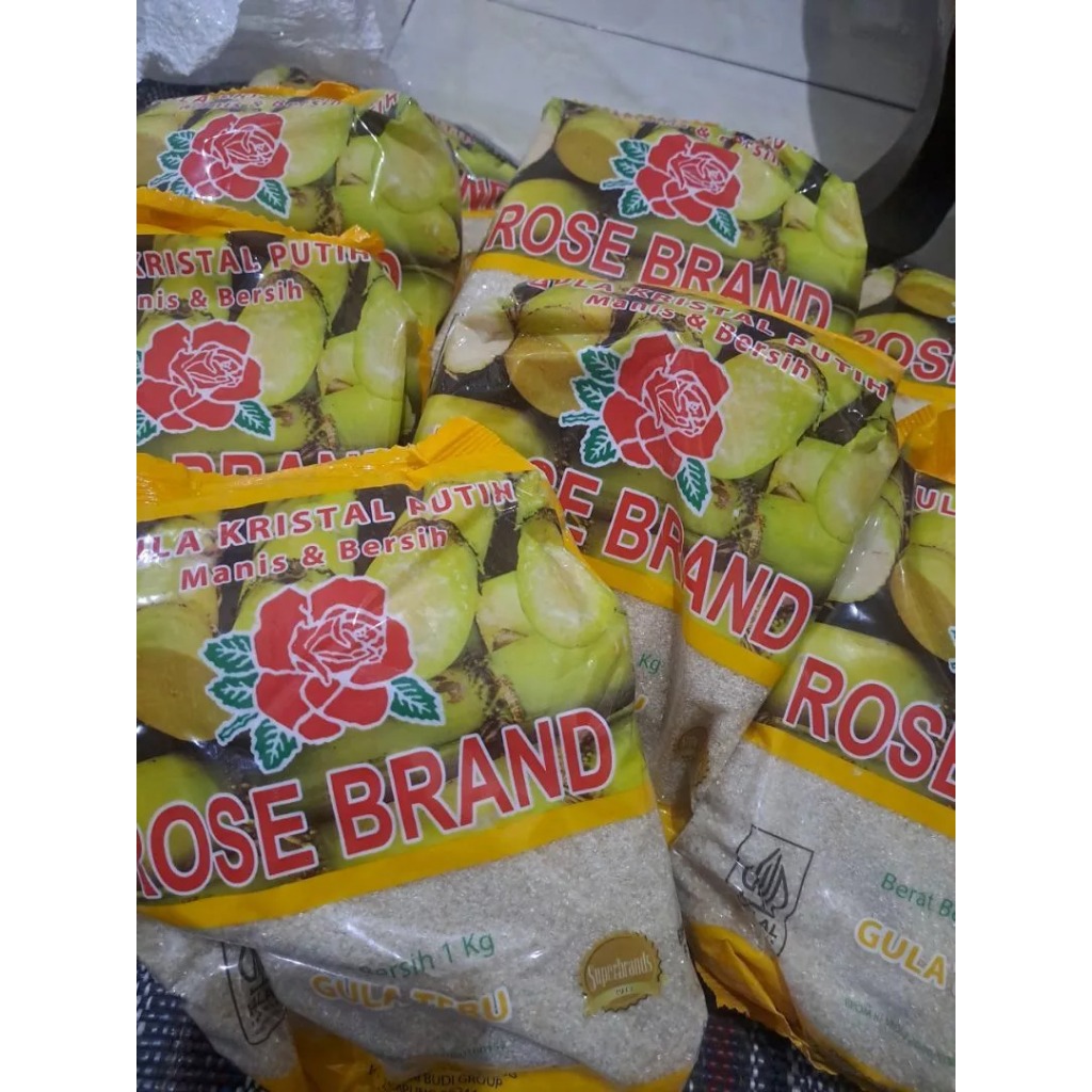 

Gula Pasir Rose Brand Kemasan 1 kg Random