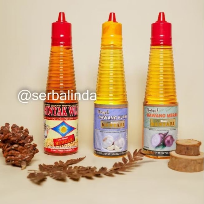 

Paket 3pcs Minyak (Minyak wijen, Minyak bawang merah, Minyak bawang putih) lebih murah halal bahan masakan penyedap botol minyak