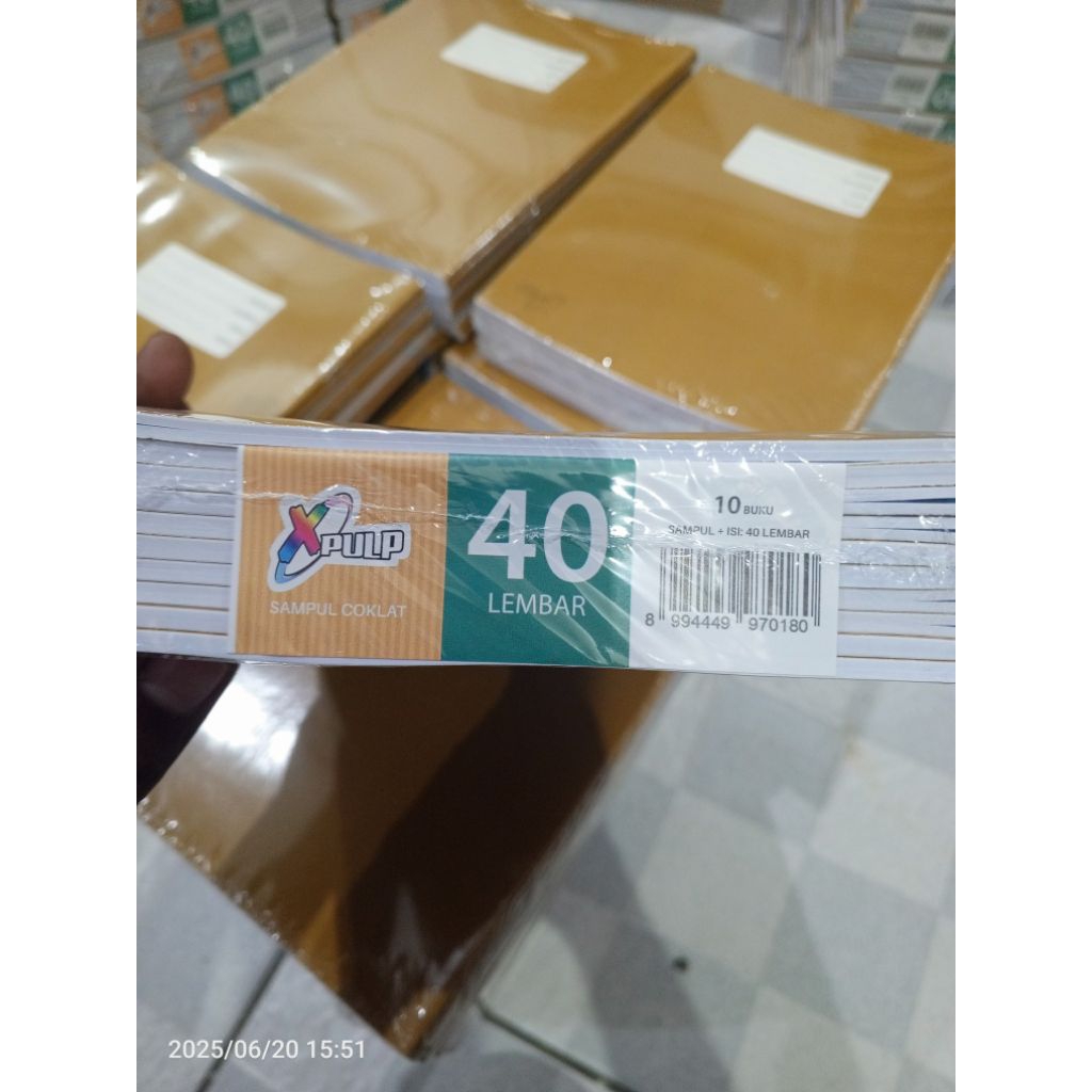 

(10 PC) BUKU TULIS KRAFT 40 LEMBAR MOTIF SAMPUL COKLAT