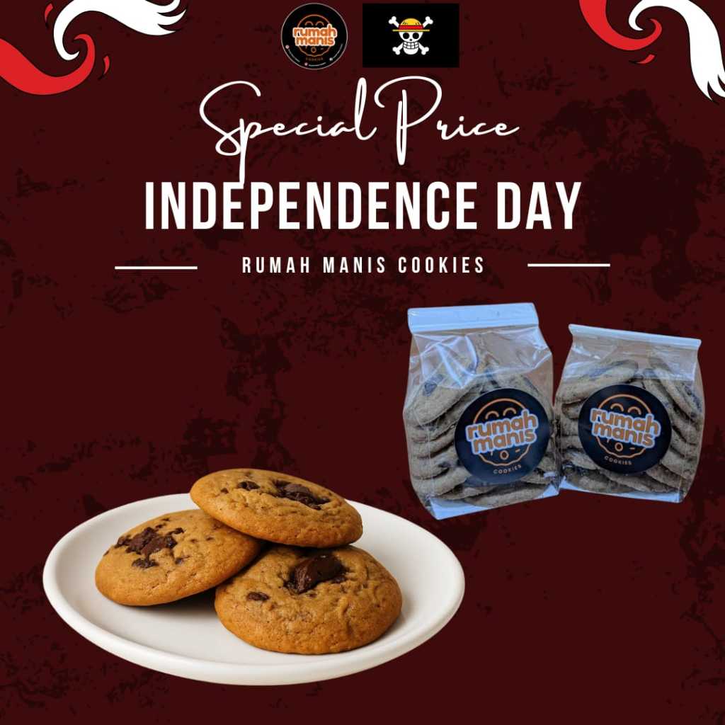 

Coklat cookies - chocolate cookies tebal premium thick cookies ( isi 12 )