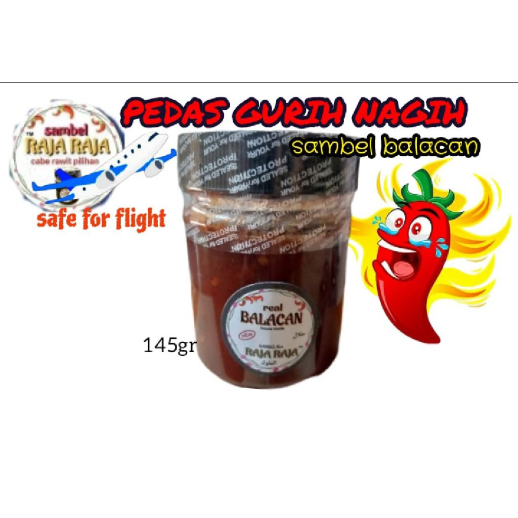 

REAL SAMBAL BALACAN 150gr DARI SAMBAL RAJARAJA