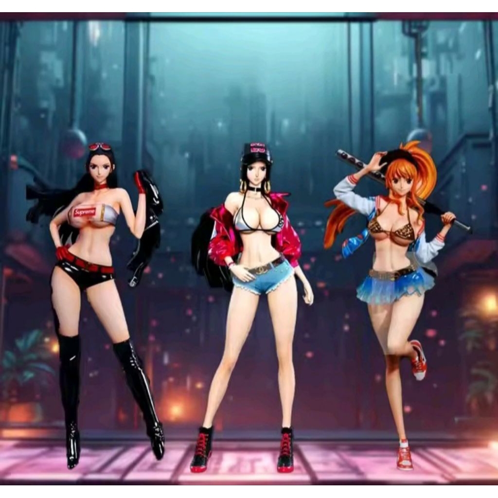 ACTION FIGURE NAMI BASEBALL ONE PIECE BOA ROBIN STATUE FIGURE