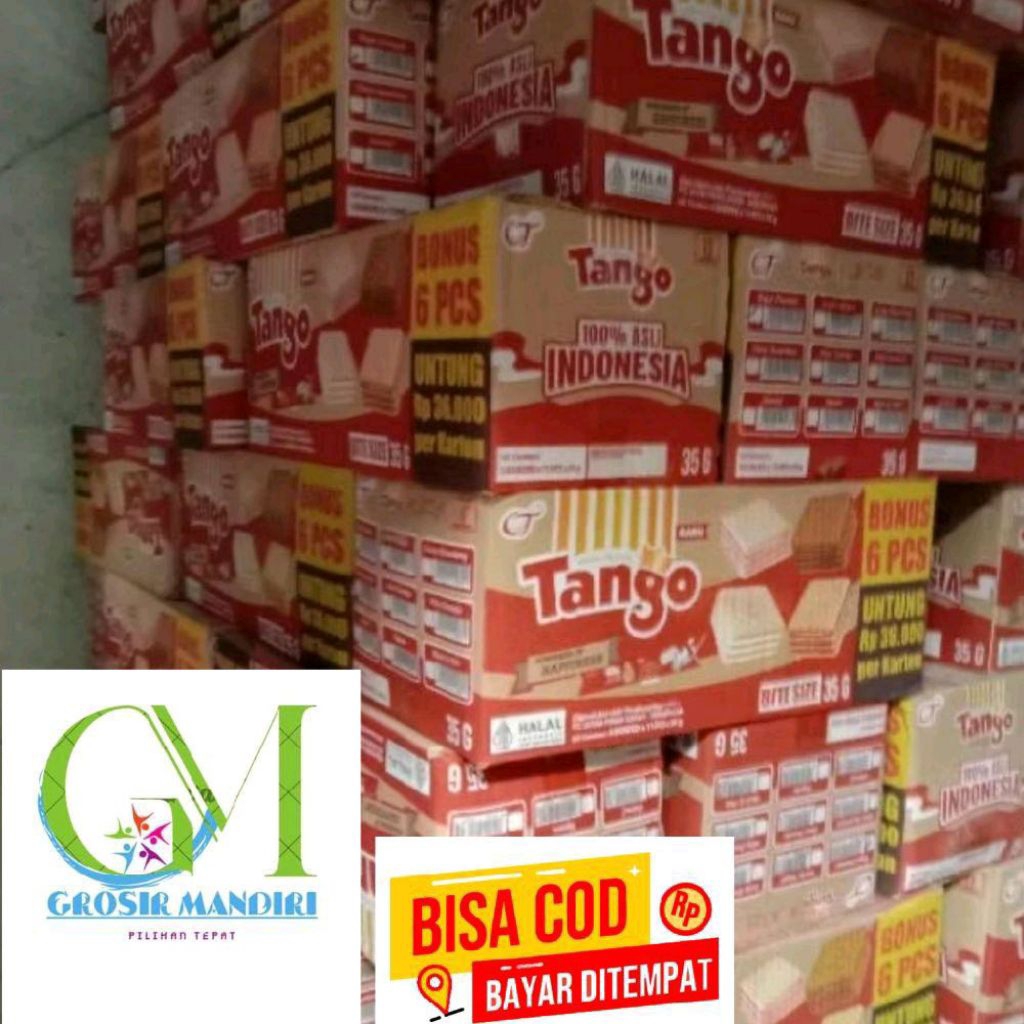 

Tango Wafer 35g (eceran 2500/3000) 1 karton 6 pak