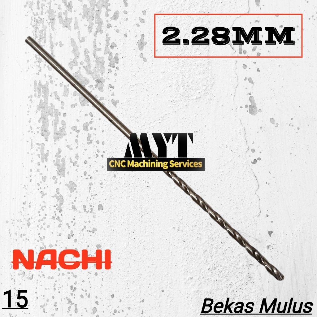 drill mata bor 2.28mm nachi mata bor besi 2.28 mm hss nachi bekas