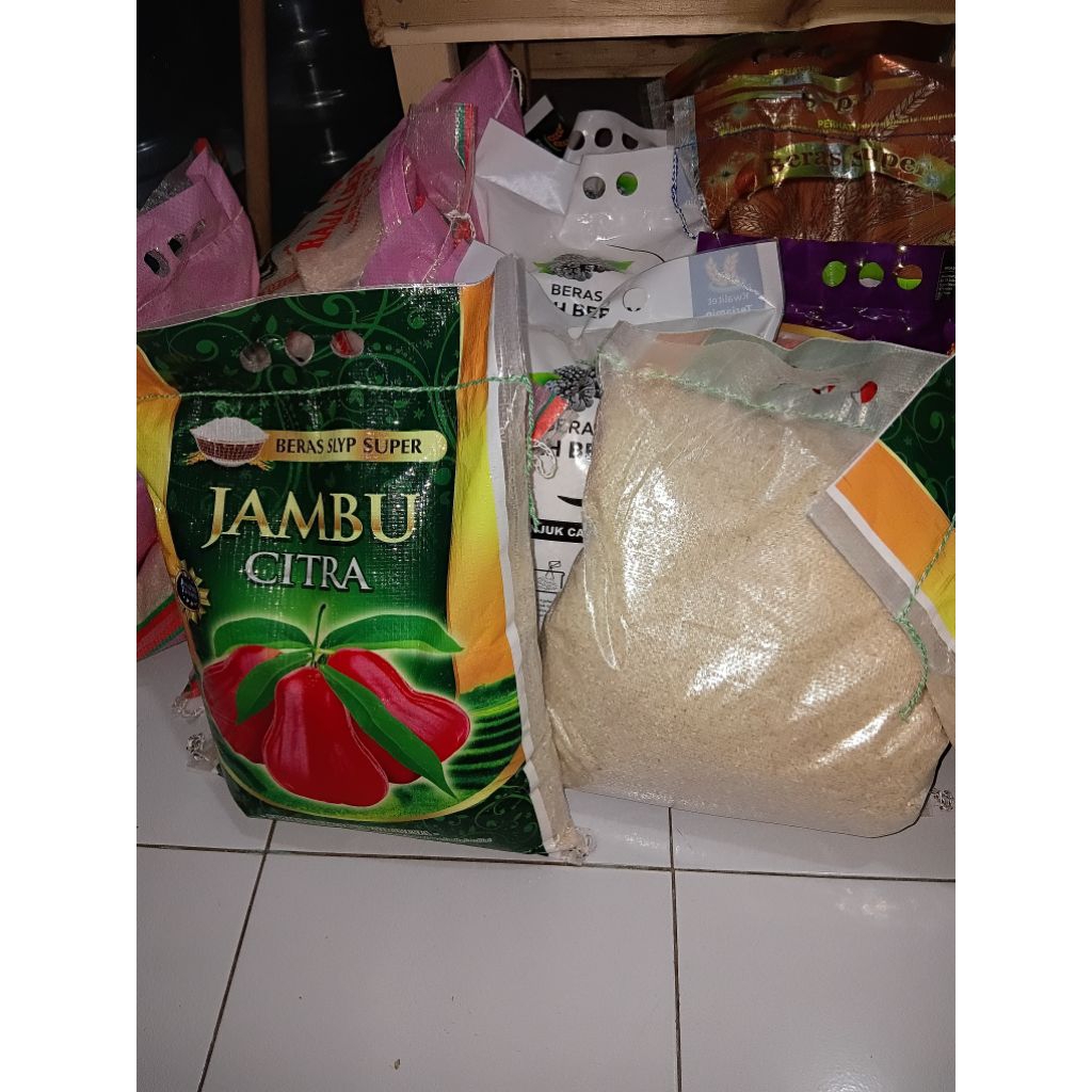 

beras jambu 5kg bagus seperti beras melon
