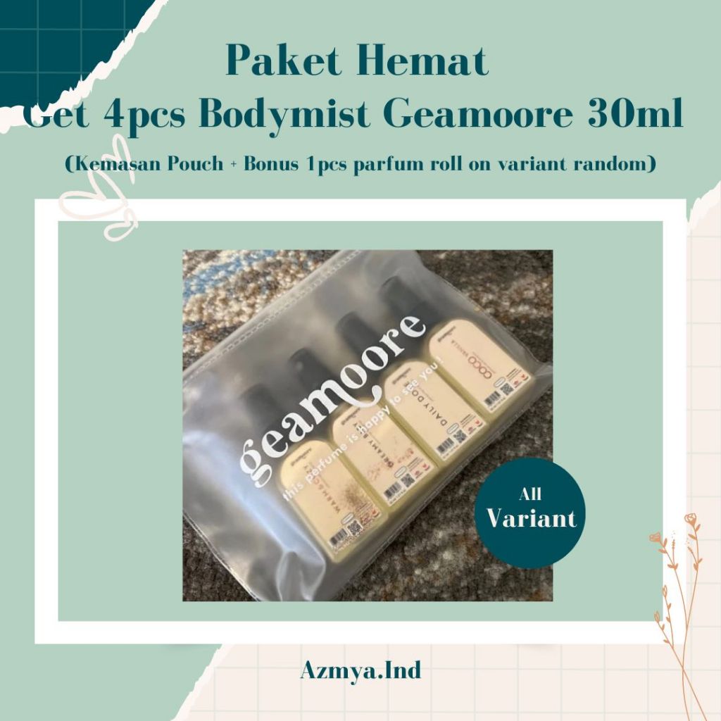 Paket Reseller 20pcs 5pcs Parfum  Sierra's Choice Ohmyskin Geamoore Spray Roll On Bodymist