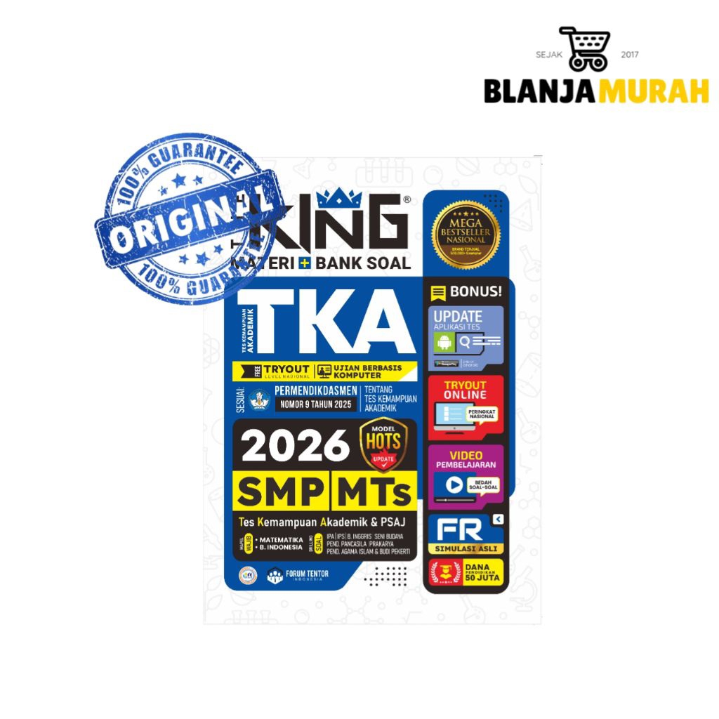 BUKU TKA SMP 2026 - THE KING TKA SMP/MTS 2026