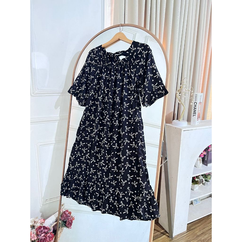 daster dress rumahan baju tidur pendek wanita rayon premium dingin