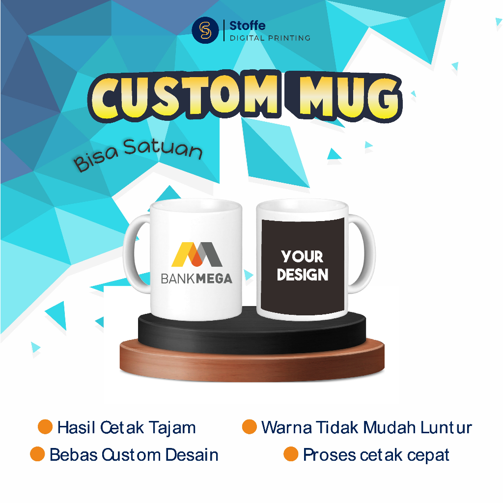 Mug Custom / Souvenir Mug Custom / Mug Keramik / Sablon Mug