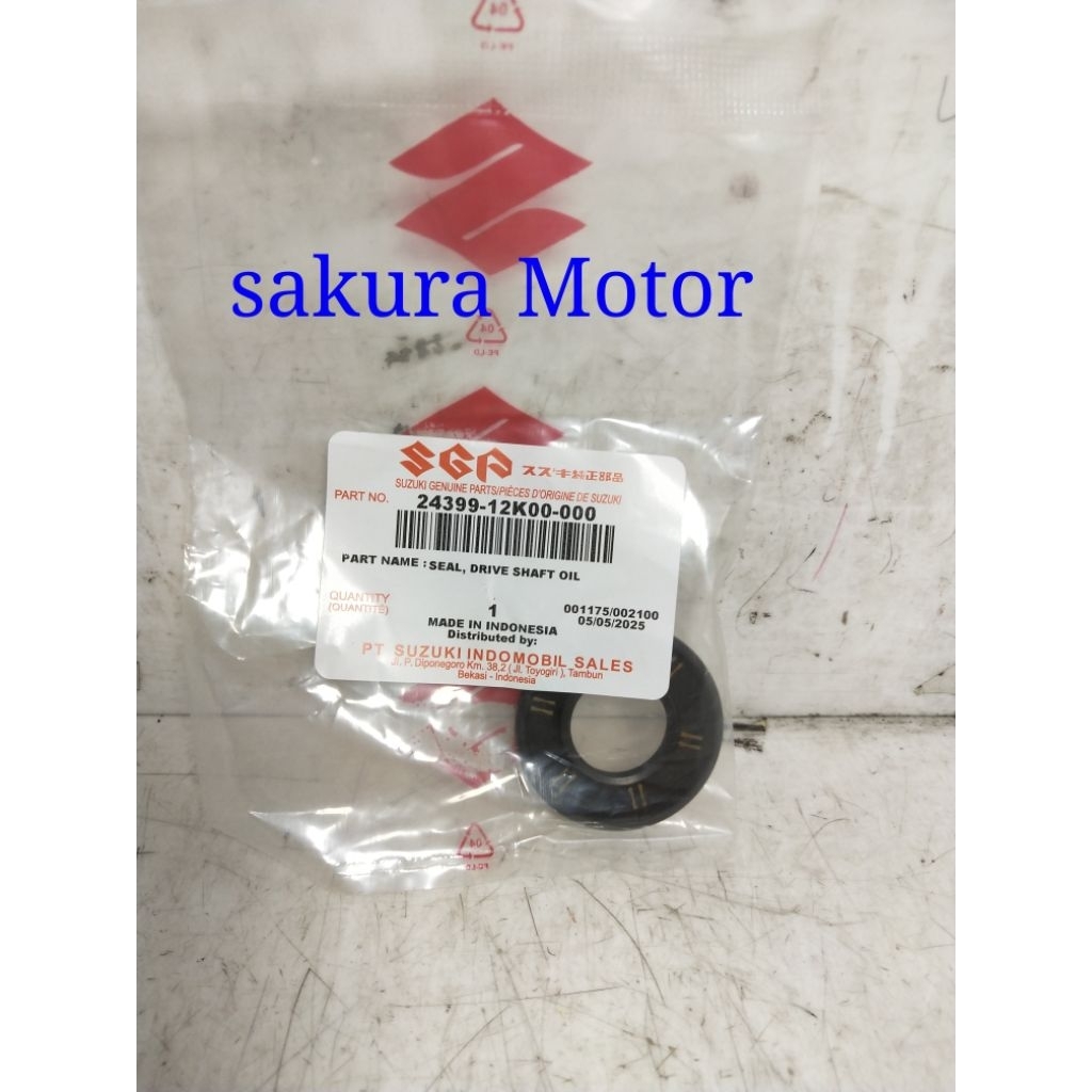 SEAL GEAR DEPAN SATRIA FU 150 FI INJEKSI ORIGINAL SUZUKI 24399-12K00-000