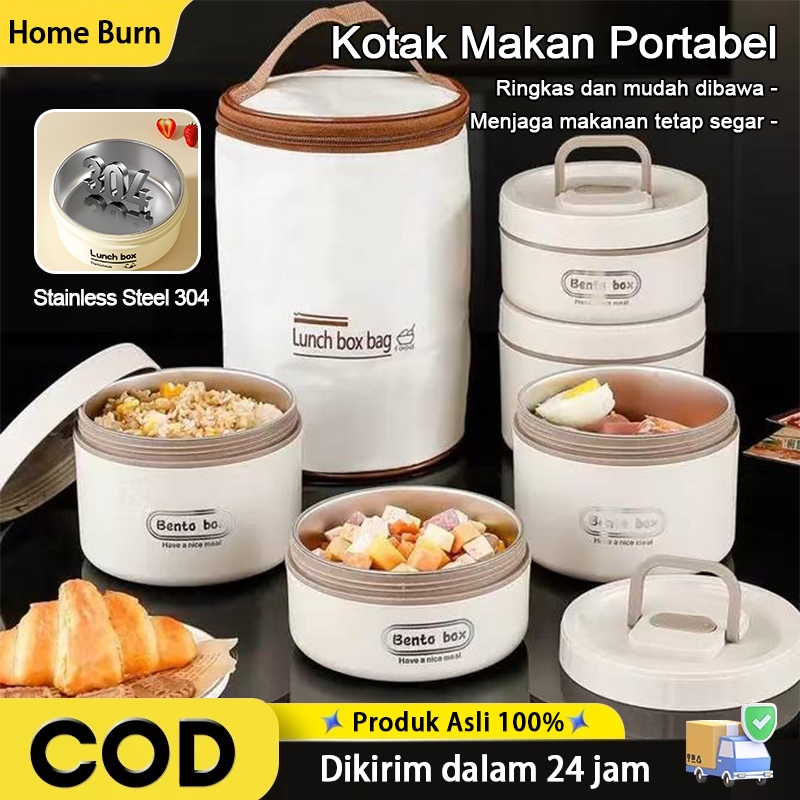 Lunch Box Sekat Terbaru Termurah Serbaguna Terlaris Nasi Susun Kekinian Aesthetic Rekomended Timeles