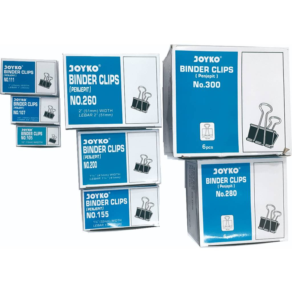 

Binder Clip Kertas Hitam Ukuran Variasi ((105)/(107)/(111)/(155)/(200)/(260)/(280))