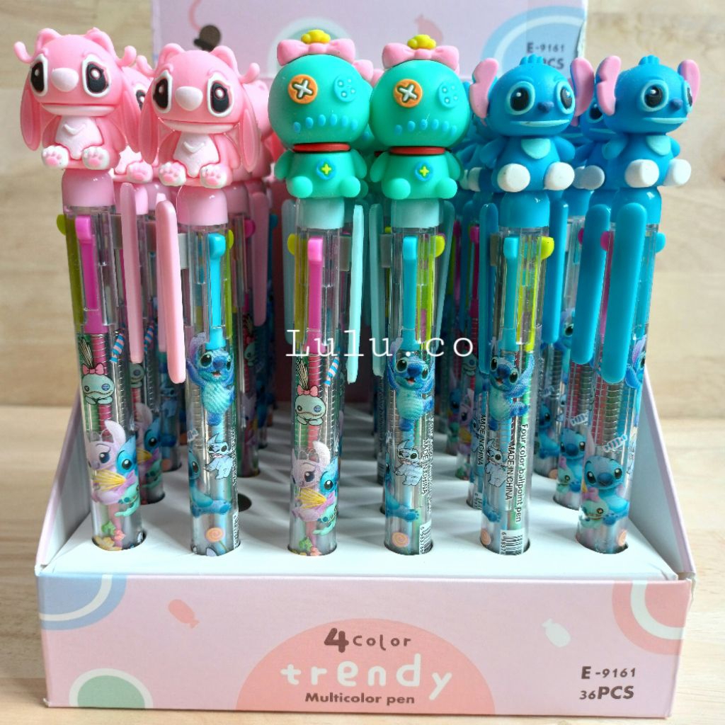 

Pulpen 4 warna STITCH E9161