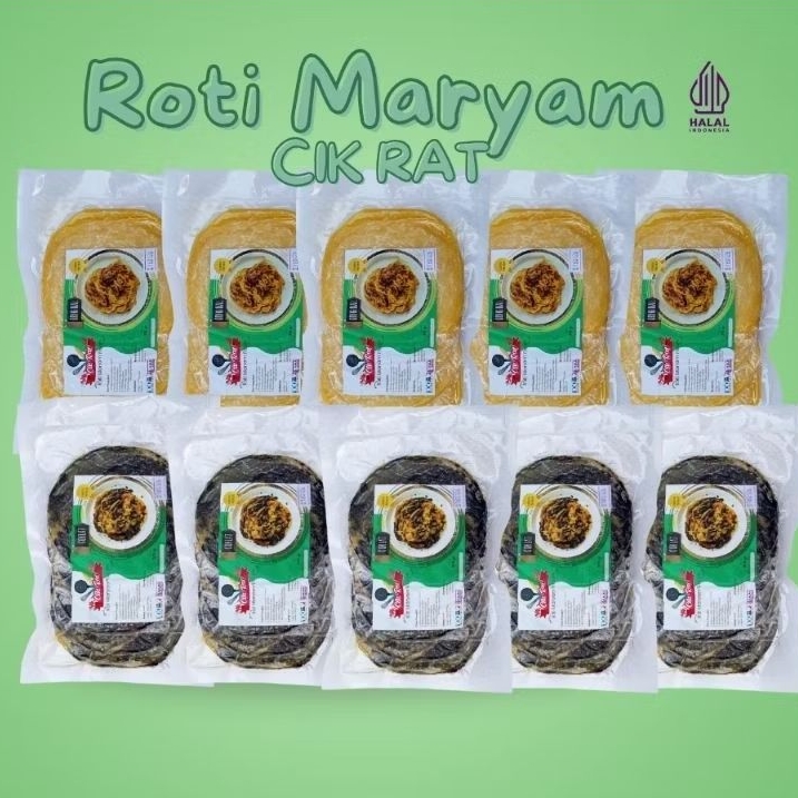 

PAKET 10 MIX ROTI MARYAM (ORIGINAL+COKLAT)
