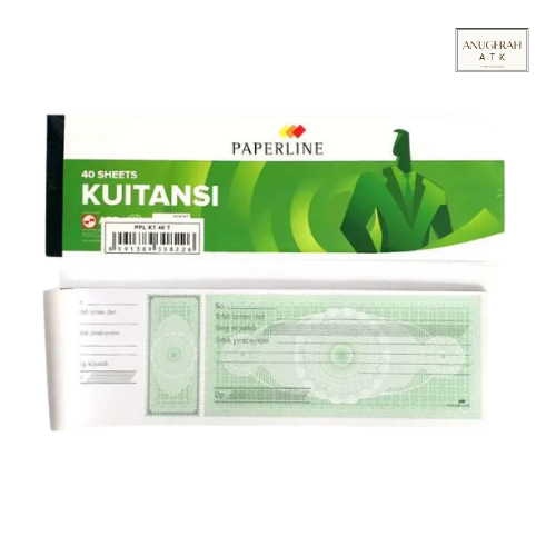 

Buku Kuitansi Paperline Ukuran Sedang 40 Sheet