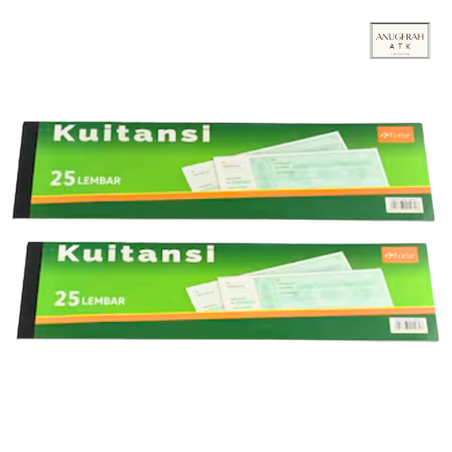 

Buku Kuitansi Forte Ukuran Sedang 25 Sheet