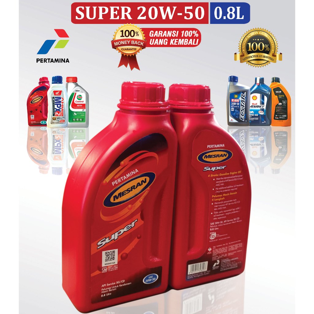 OLI MOTOR MESRAN SUPER 0.8 LITER  ORIGINAL