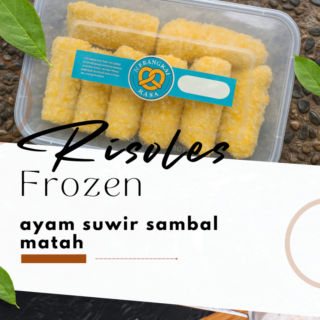 Risol Ayam Sambal Matah Frozen - 8 pcs