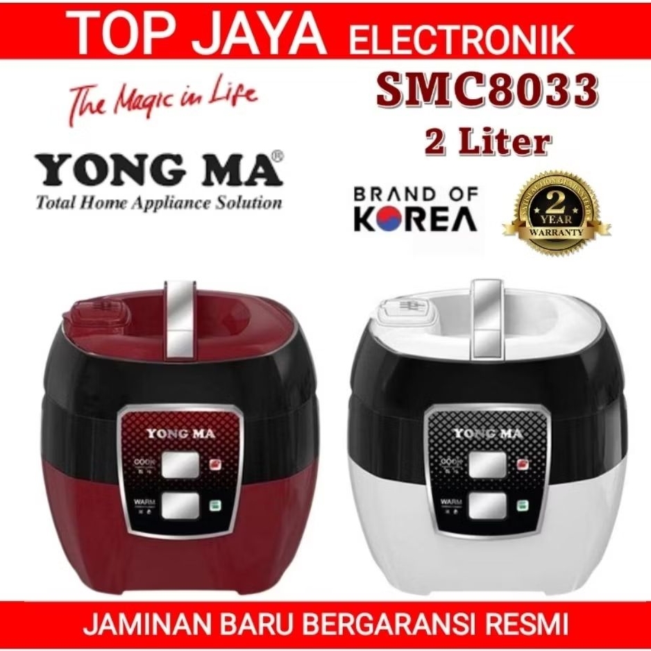 MAGIC COM YONGMA 2 LITER  SMC8033/YONGMA MAGIC COM 2 LITER BARU BERGARANSI RESMI