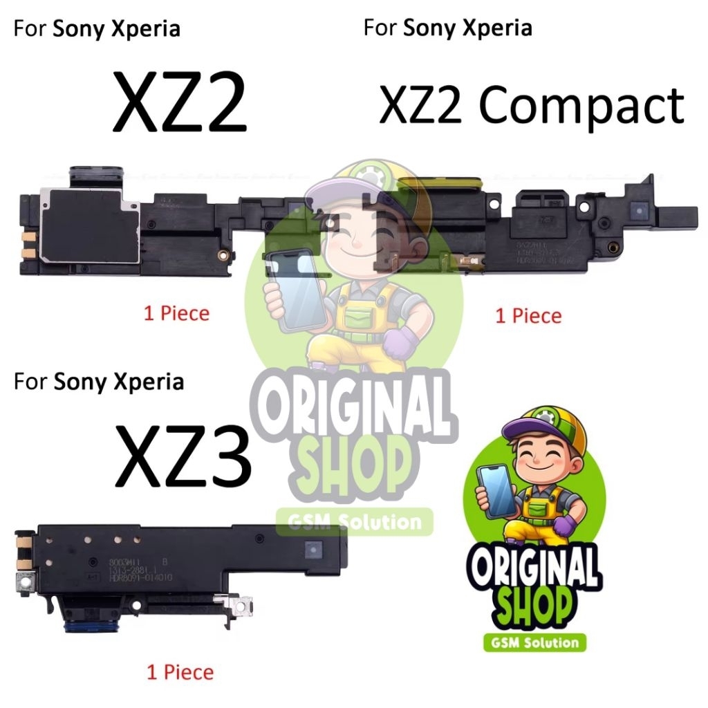 Buzzer / loudspeaker sony XZ2 XZ3 XZ2 compact mini speaker dering bagian bawah