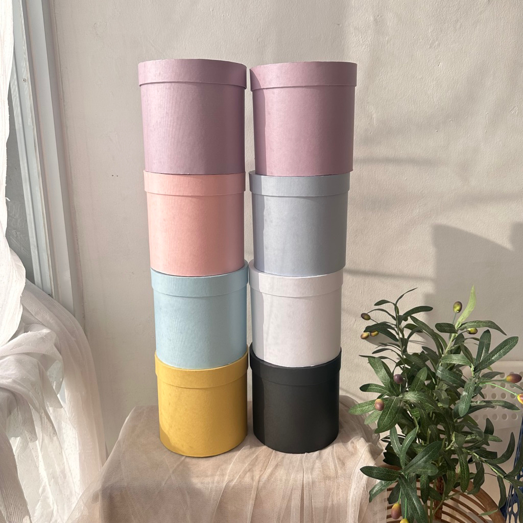 

Box Bulat Bloom Box Balon 15cm Kotak Bunga