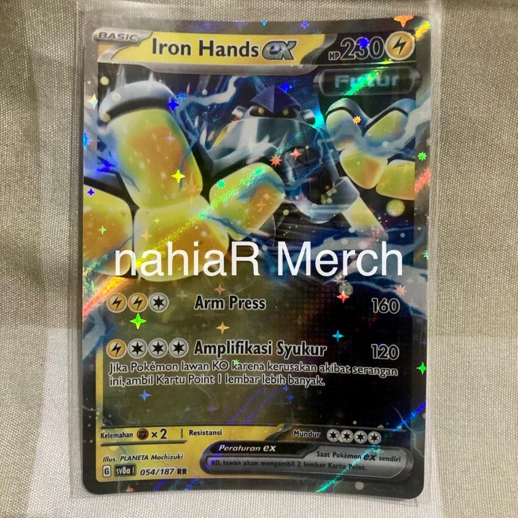 Pokemon TCG Indonesia Iron Hands ex sv8a 054/187 RR Festival Terastal ex