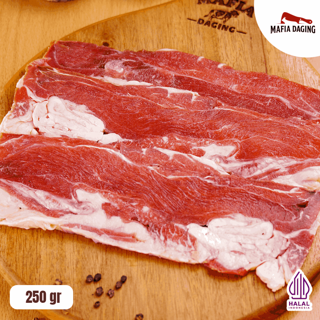 

[Mafia Daging] Karubi Shortplate USA Beef / Korean BBQ 250 g
