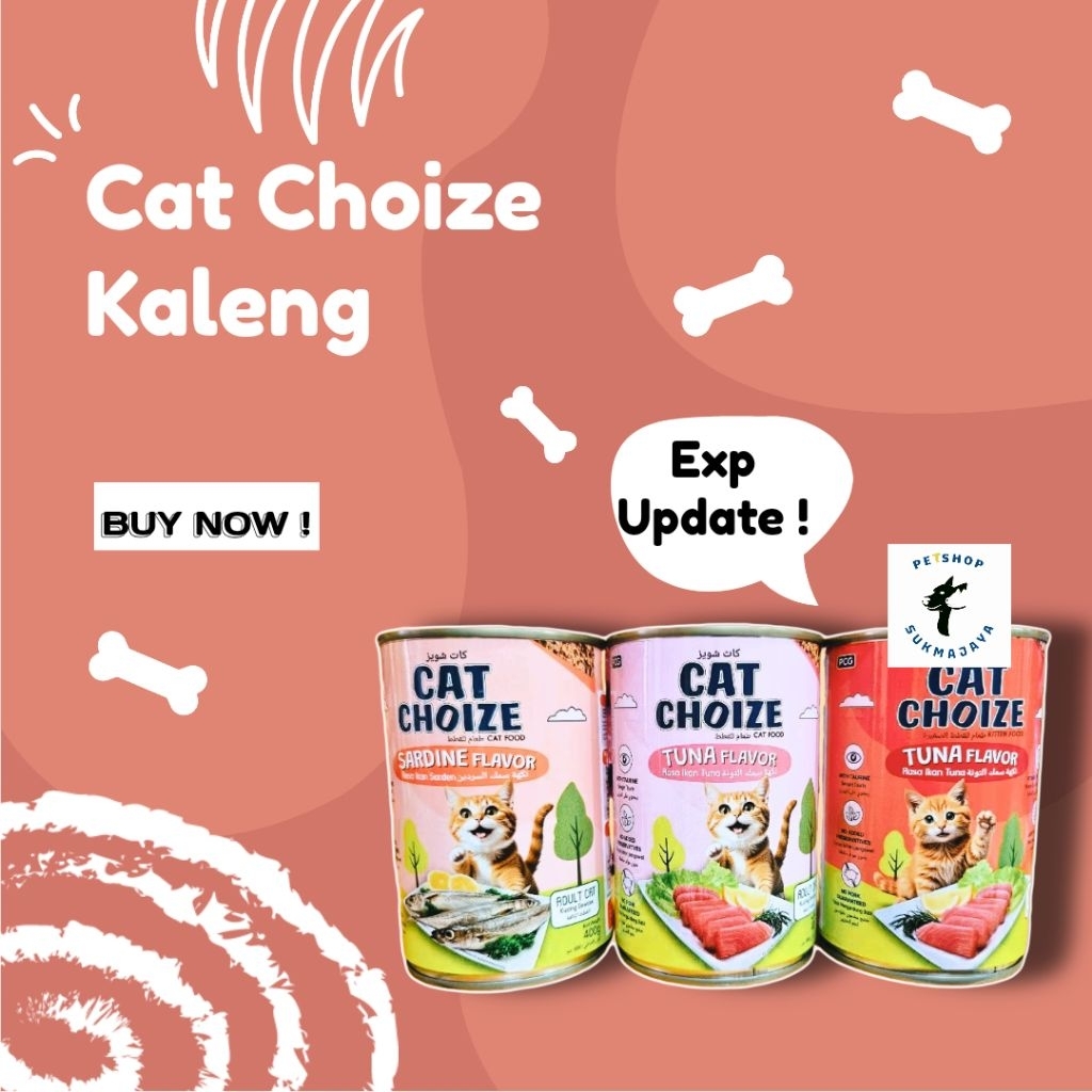 Cat Choize Kaleng 400gr Makanan Basah Kucing dan Kitten