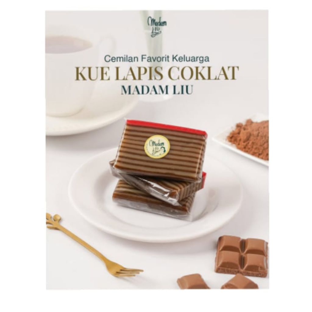 

70 Pcs Kue Pepe Madam Liu Coklat / Kue Basah / Kue Lapis / Kue Lapis Coklat / Best Seller / Trending