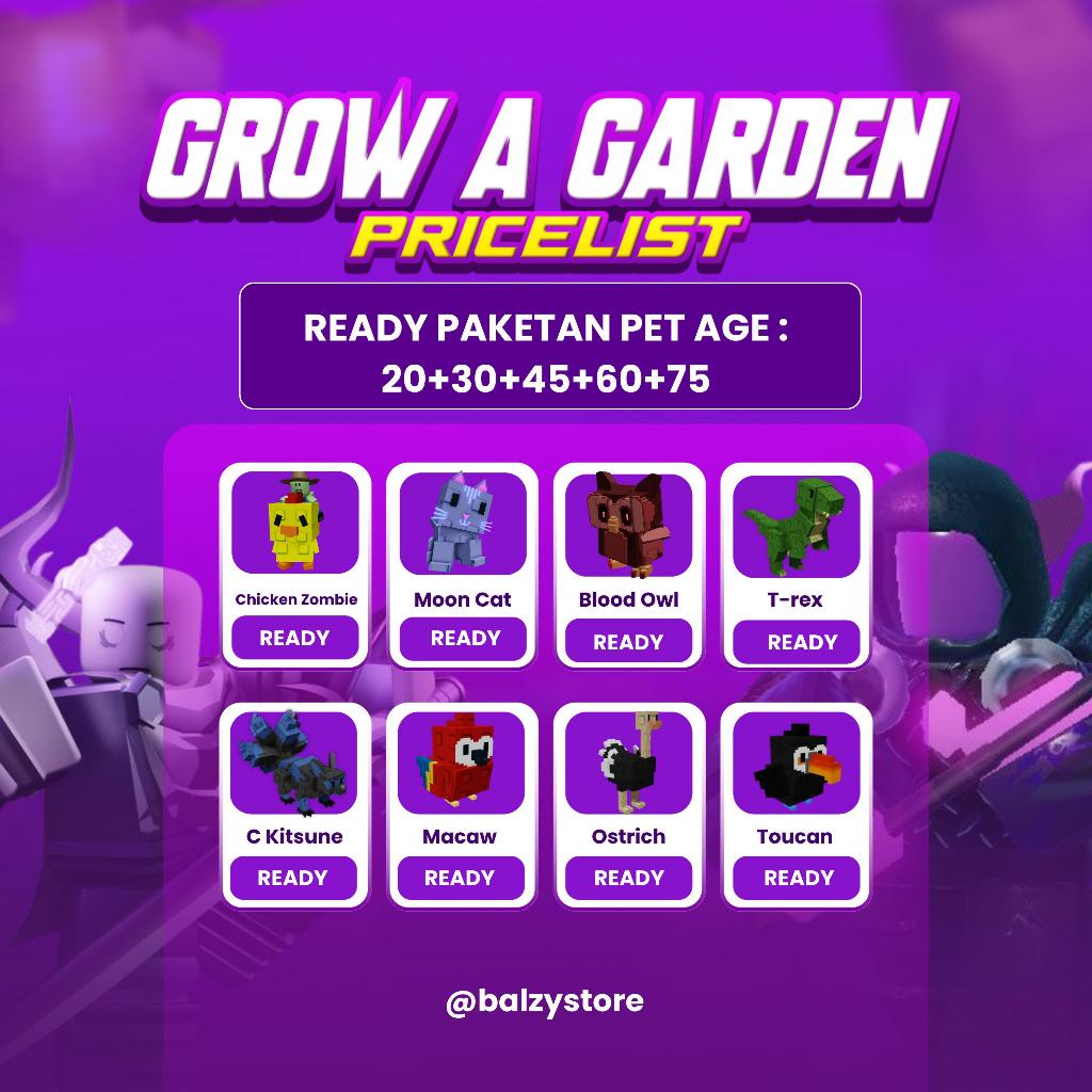 PET GROW A GARDEN | PAKETAN PET AGE