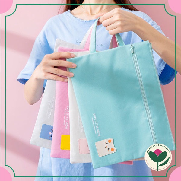 

Cute student organizer tempat dokumen A4 buku les lucu cute MK2027