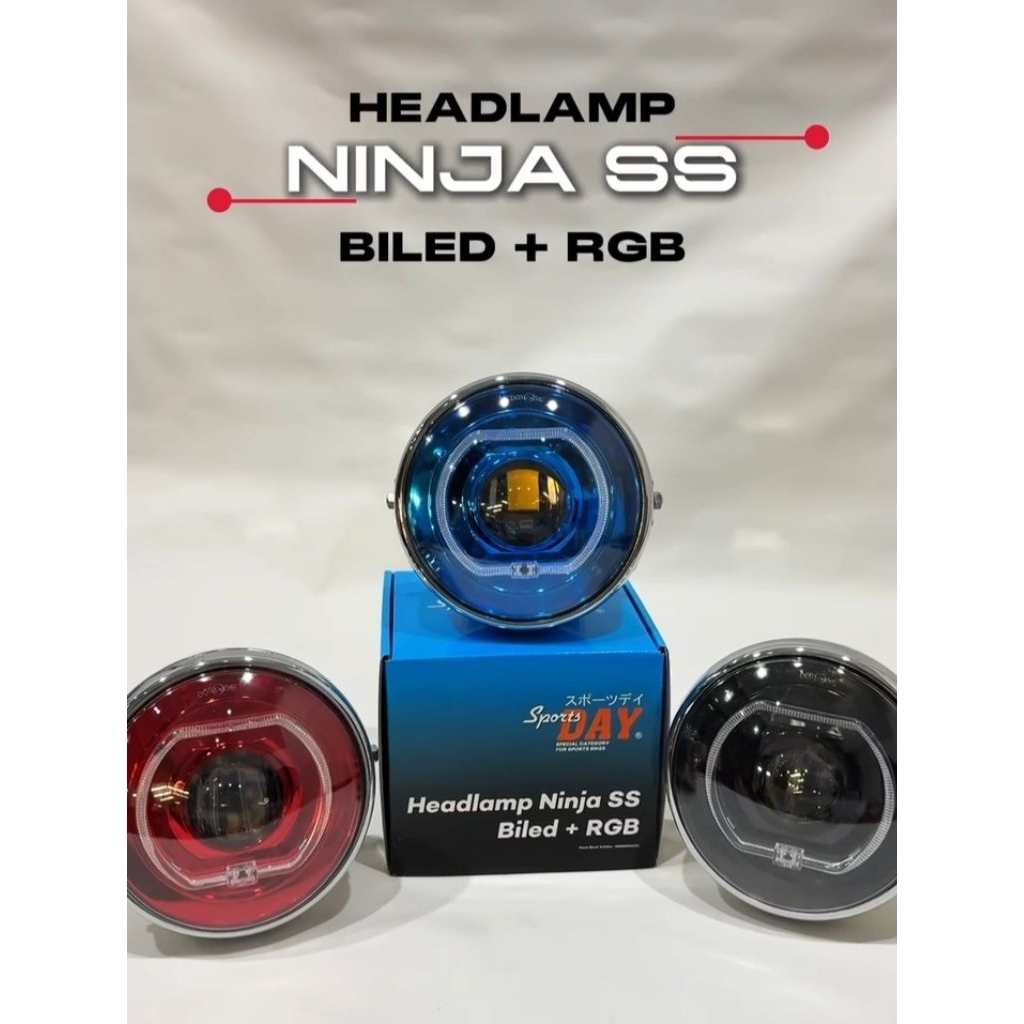 LAMPU NINJA SS BILED + RGB LAMPU NINJA SS BILED RGB
