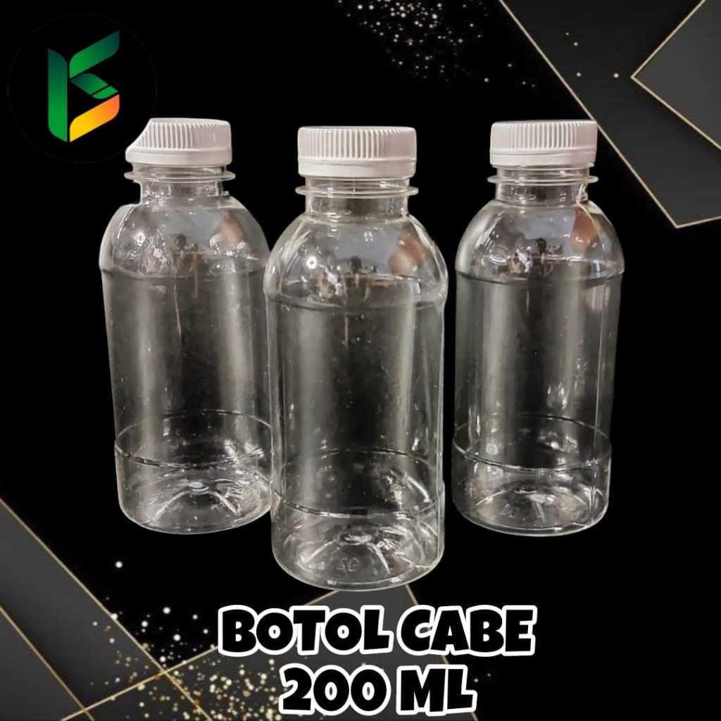 BOTOL PLASTIK CABE 200 ML / Botol cabe 200ml