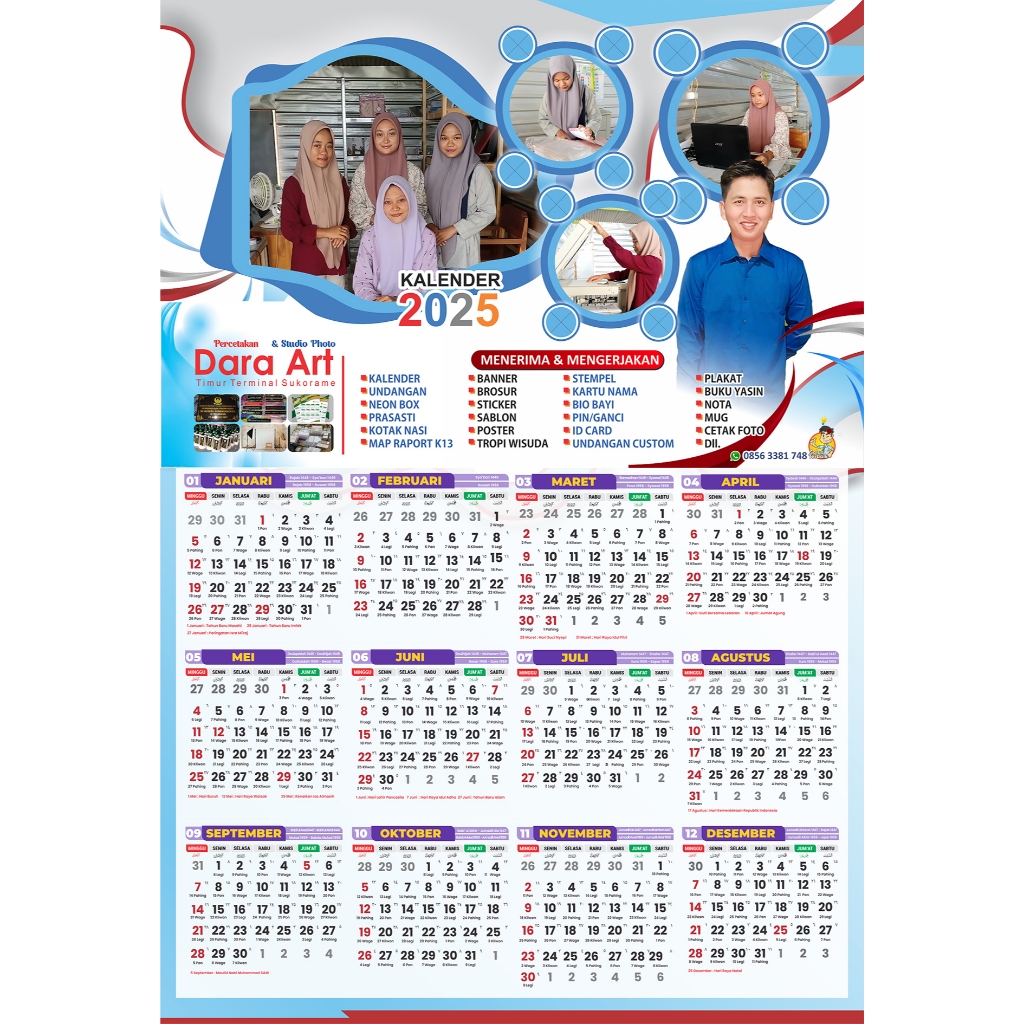 

KALENDER 2026 Bahan UK 38x54 AP150
