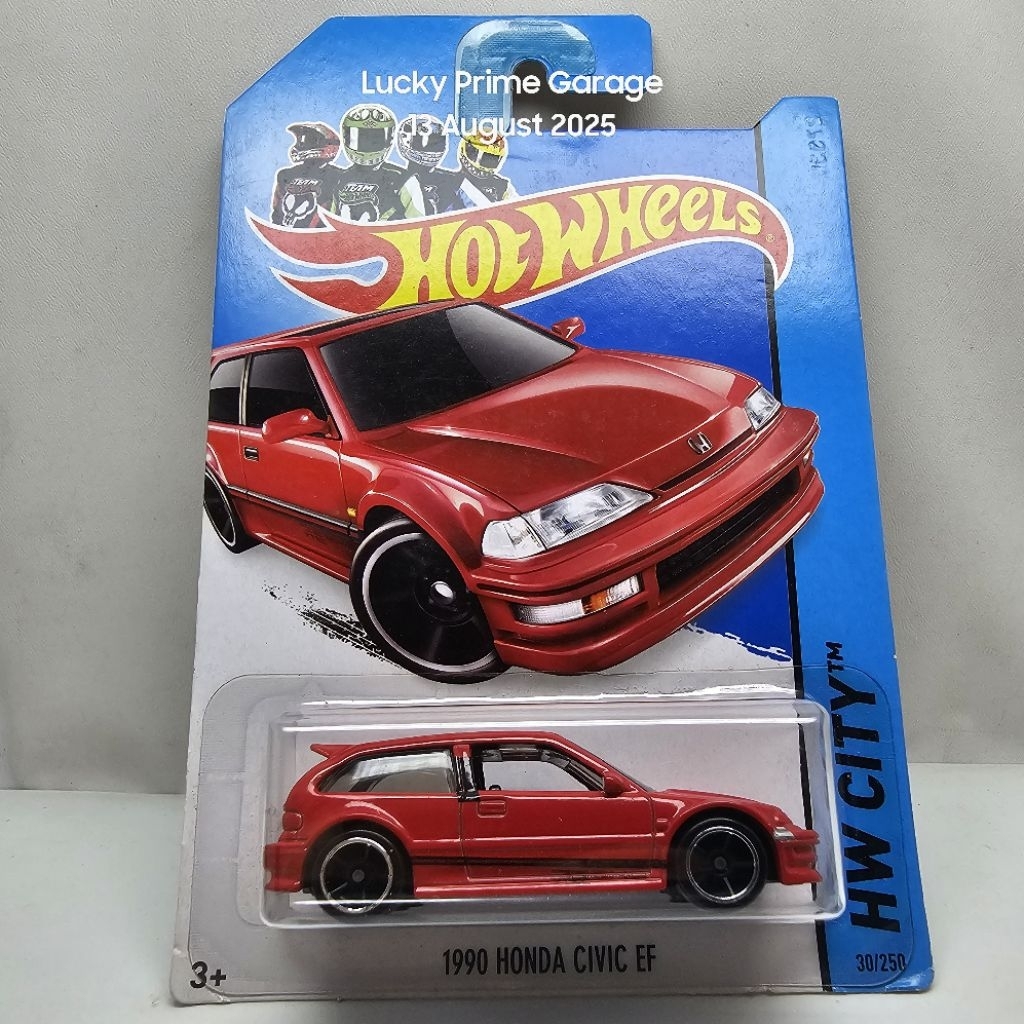 Hot wheels unik / error honda civic ef tampo turun edisi first edition thn 2014