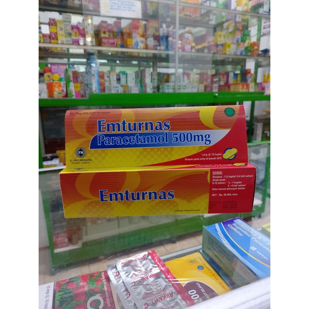 Emturnas 500mg, Paracetamol 500mg, Emturnas