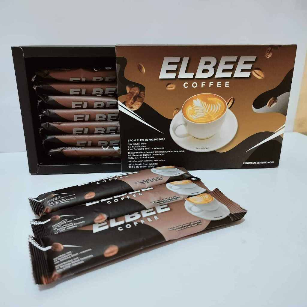 

elbee coffee 1 box isi 10 sachet