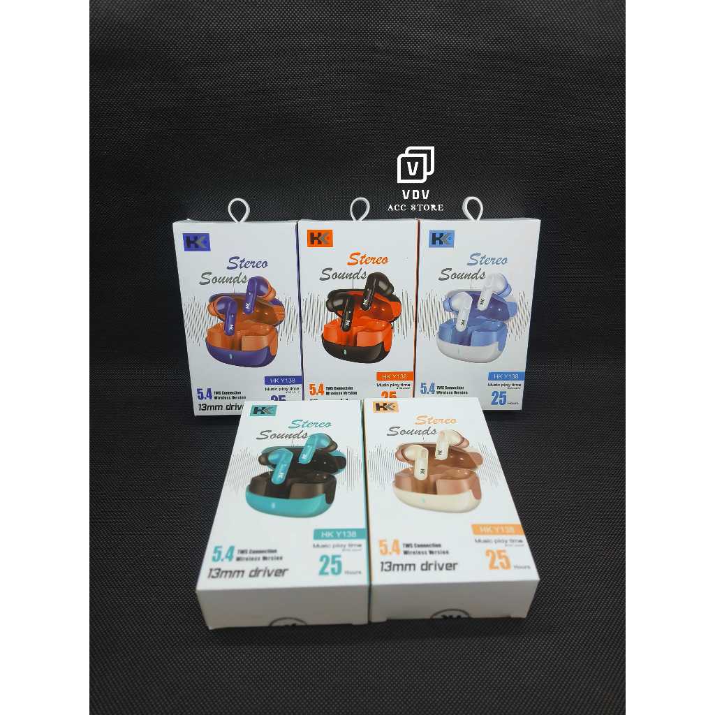 HEADSET / HANDSFREE WIRELESS BLUETOOTH HK Y138 EXTRA BASS