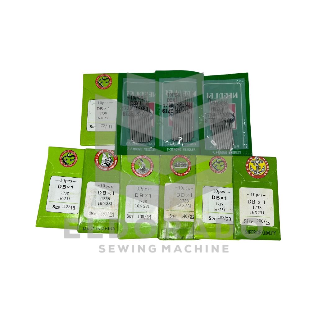 JARUM MESIN JAHIT DBX1 MERK F-STRONG DAN ORCHID ISI 10 UNTUK MESIN JARUM SATU DB X 1 NO 11 13 14 16 