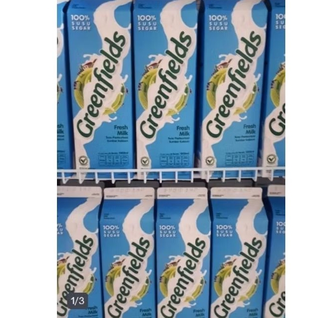 

susu Greenfield fresh milk 1 liter