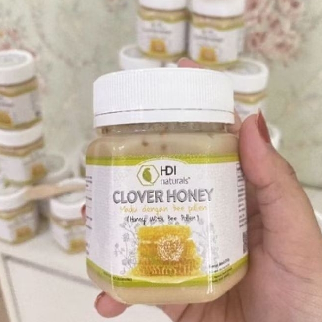 

Madu Clover honey 250gr exp 2028 + sendok kayu